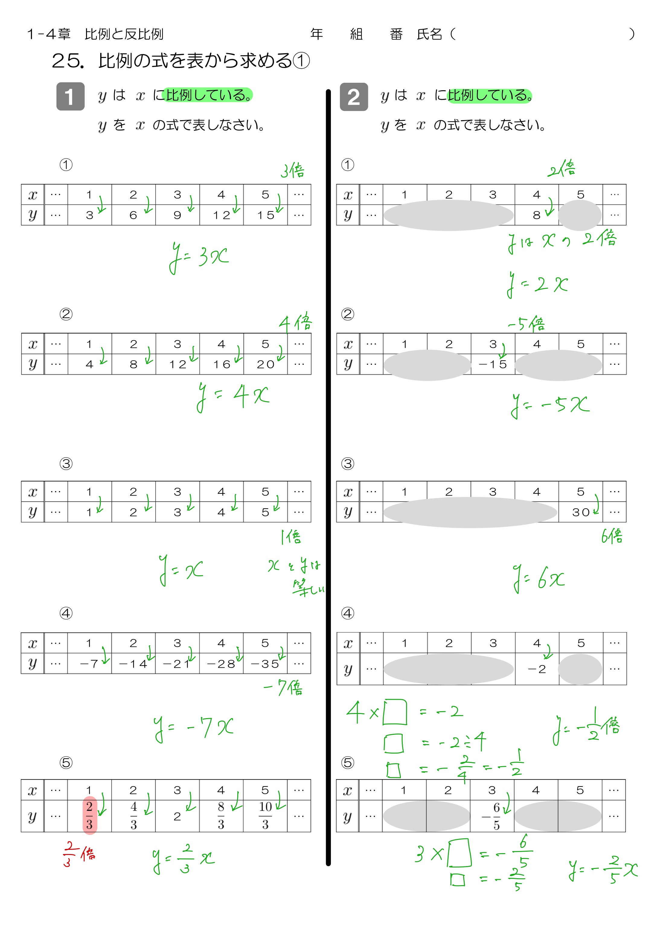 中学数学 プリント ダウンロード　数学解説