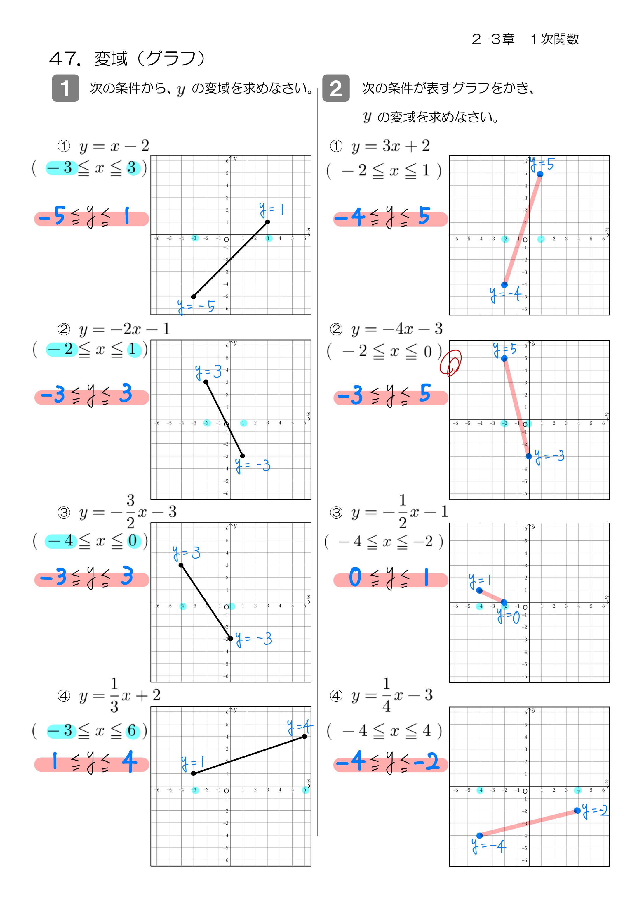 中学数学 プリント ダウンロード　数学解説