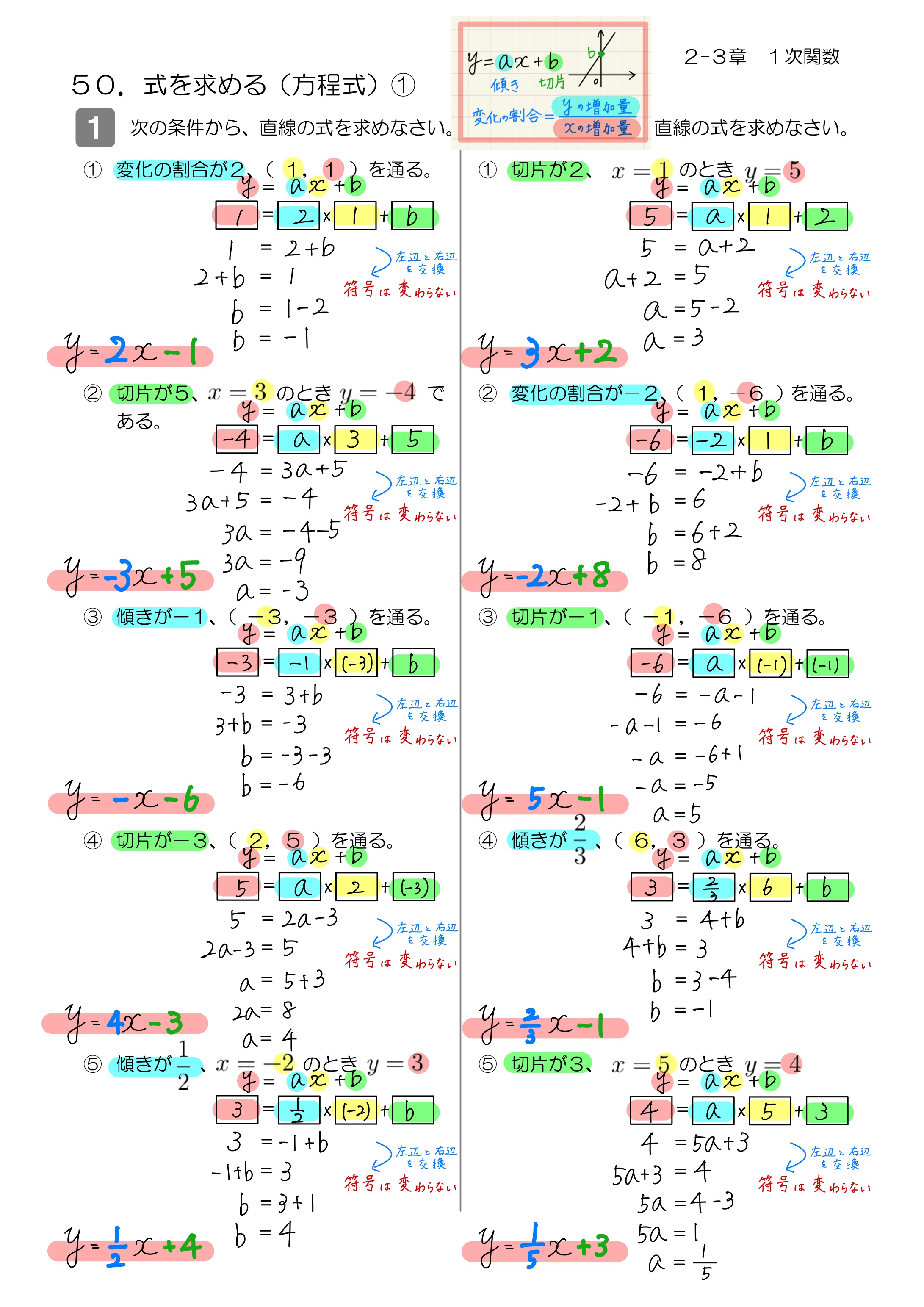 中学数学 プリント ダウンロード　数学解説