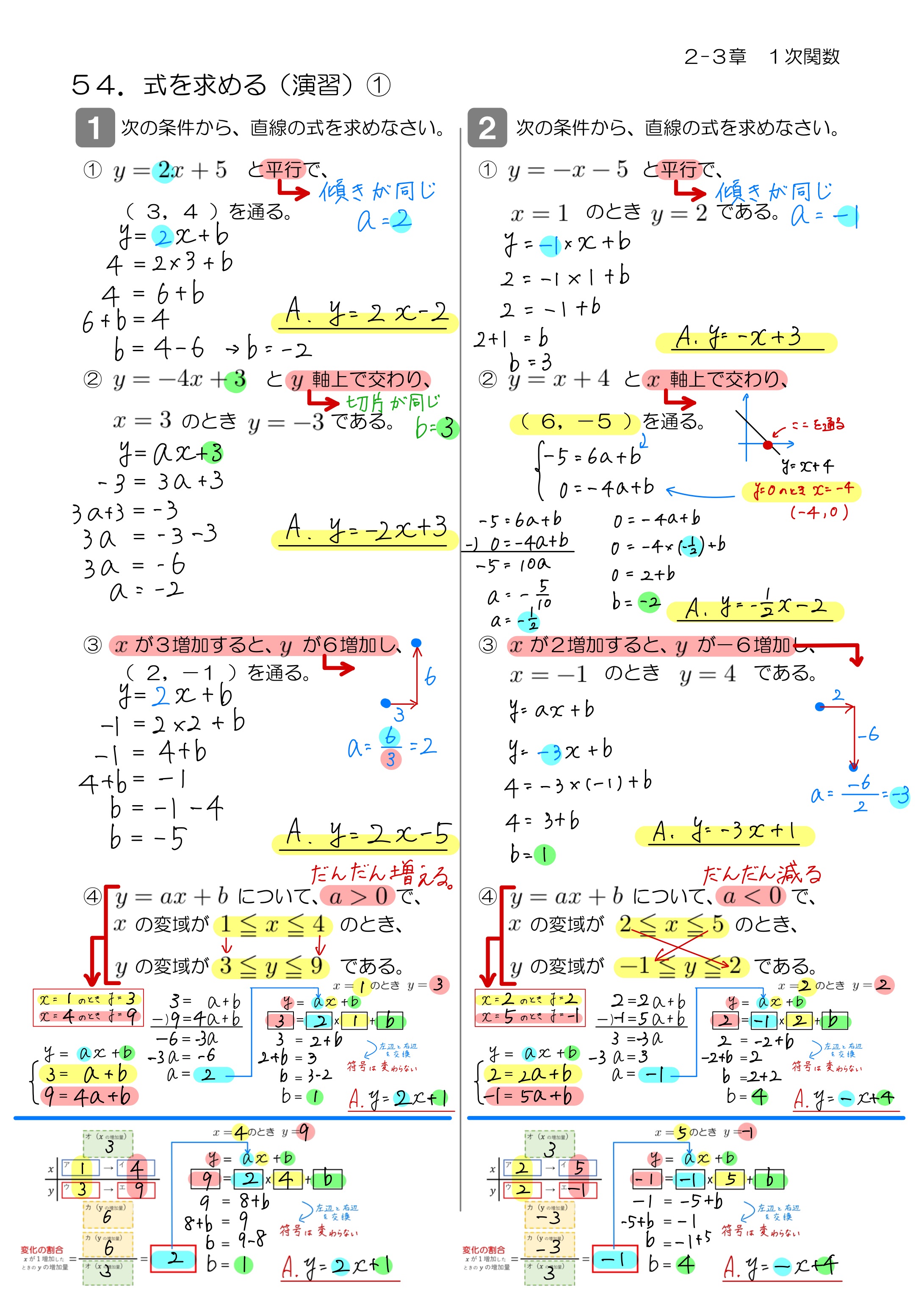 中学数学 プリント ダウンロード　数学解説